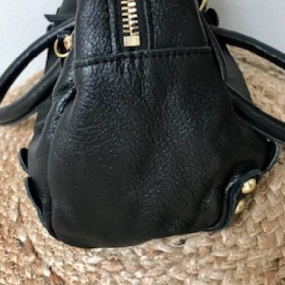 Linea Pelle Gold Stud Leather Bag - Picture 8 of 10